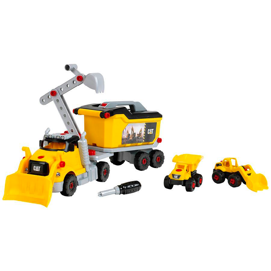 CAT EXCAVATOR JÁTÉK AUTÓ 4in1