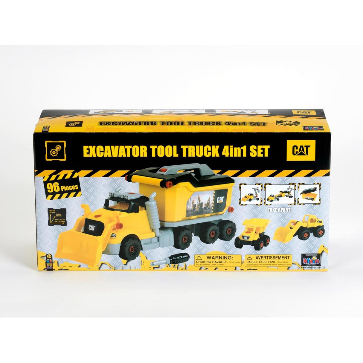 CAT EXCAVATOR JÁTÉK AUTÓ 4in1
