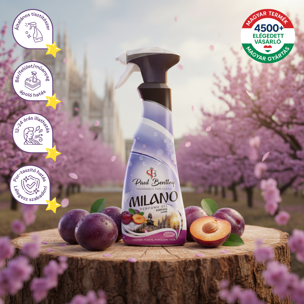 Paul Bentley Milano - Japán szilva illatú bőr és felületápoló Parfümolaj 500 ml