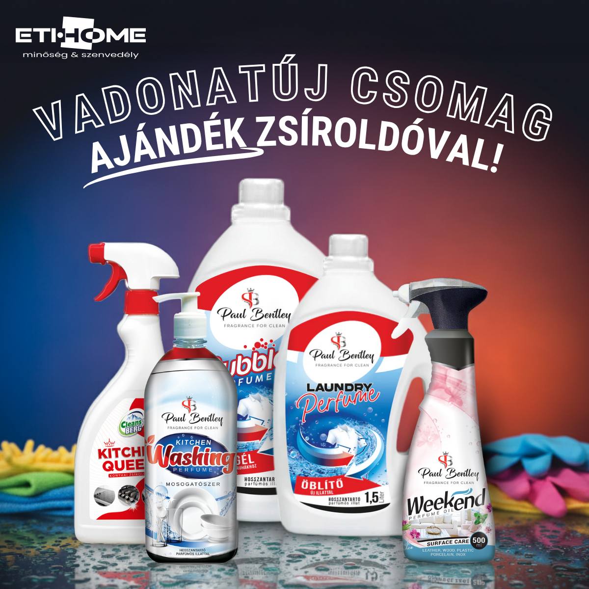 Otthoni tisztítószett