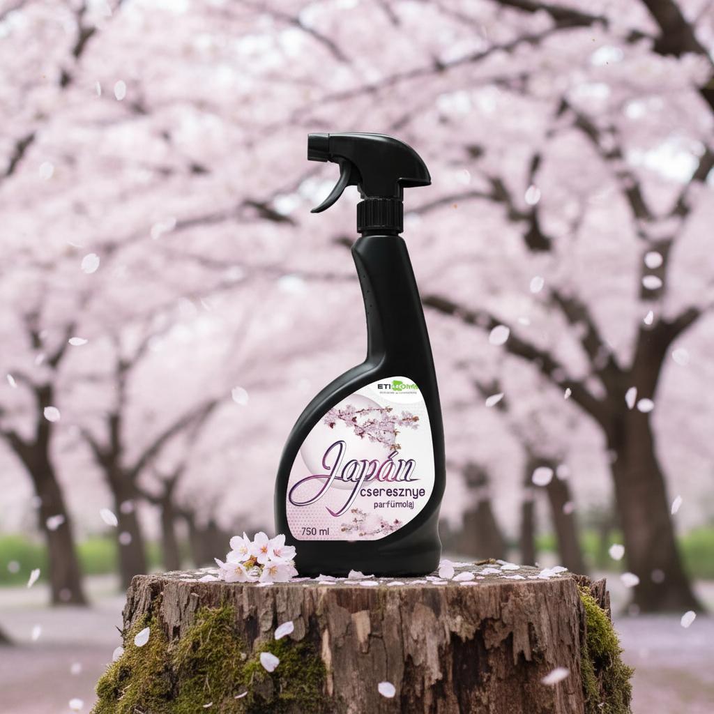Japán Cseresznye  Felület-Bőr-Műanyag Ápoló és Tisztító Parfümolaj 500ml