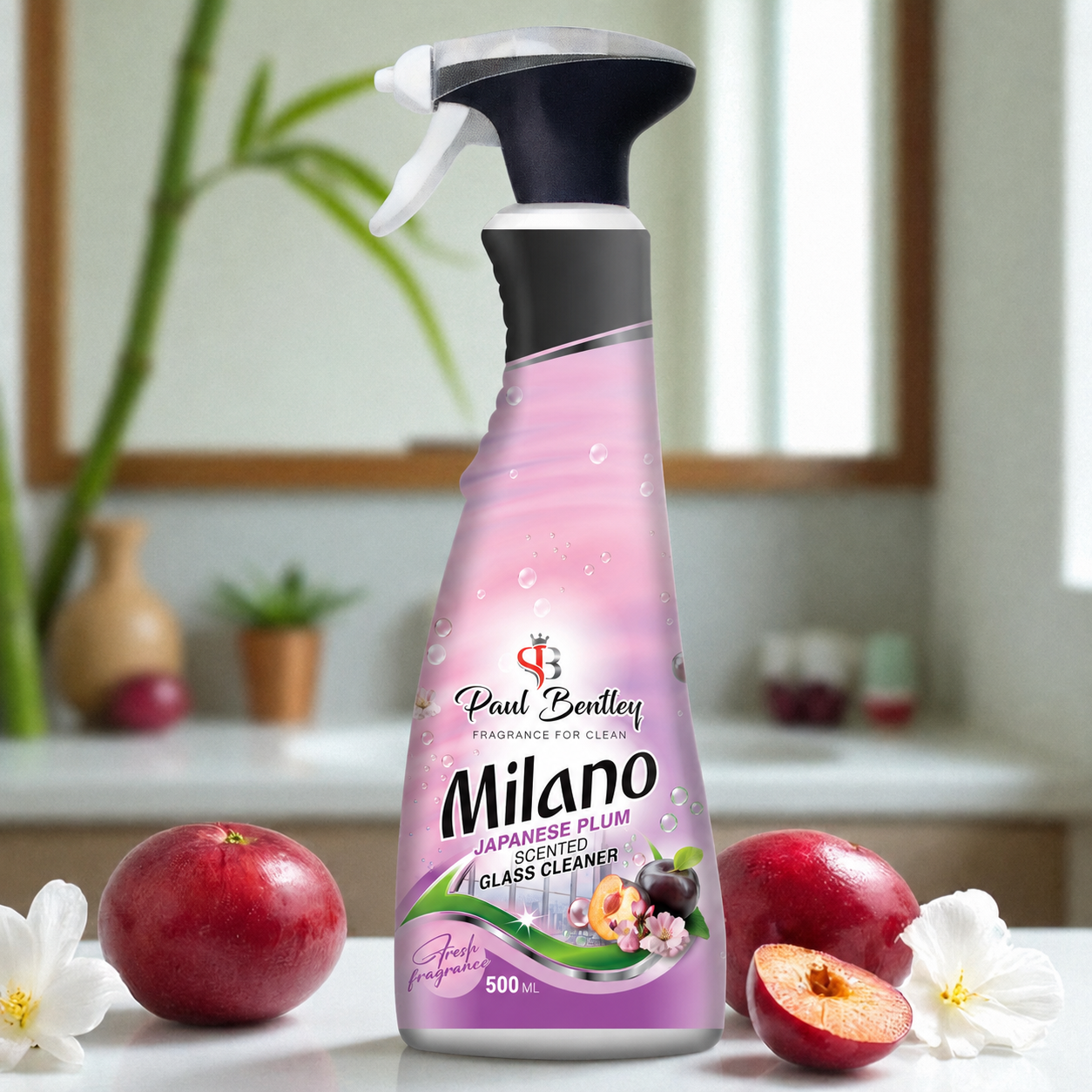 Milano Japán szilva illatú üvegtisztító 500ml - megújult külsőben!