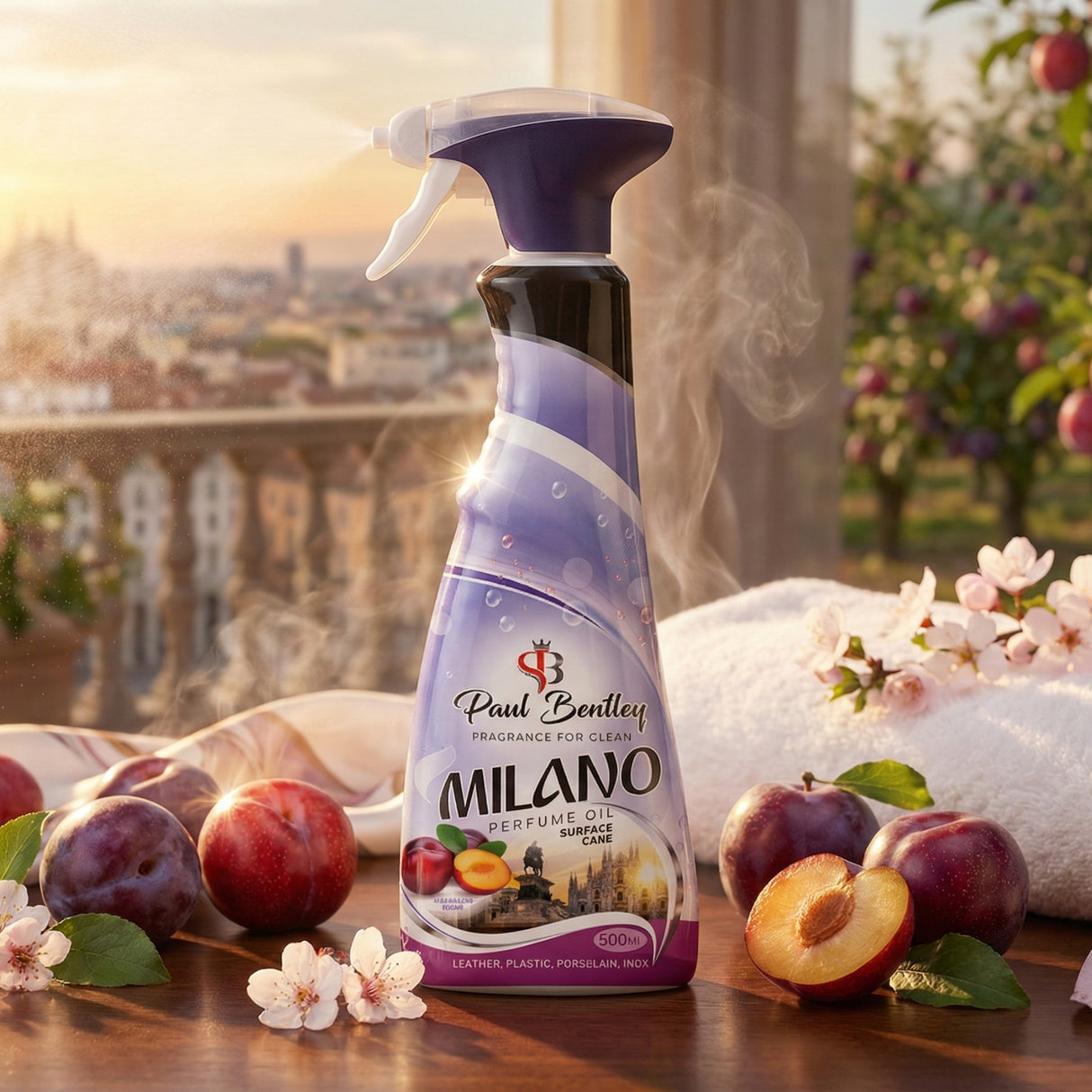 Paul Bentley Milano - Japán szilva illatú bőr és felületápoló Parfümolaj 500 ml