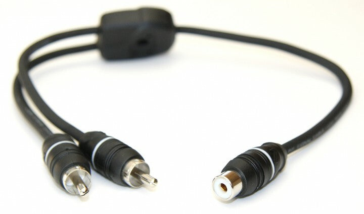 Connection FSM 030 Y RCA kábel, 0,3 méteres vezérlőszállal, 1 alj és 2 dugó