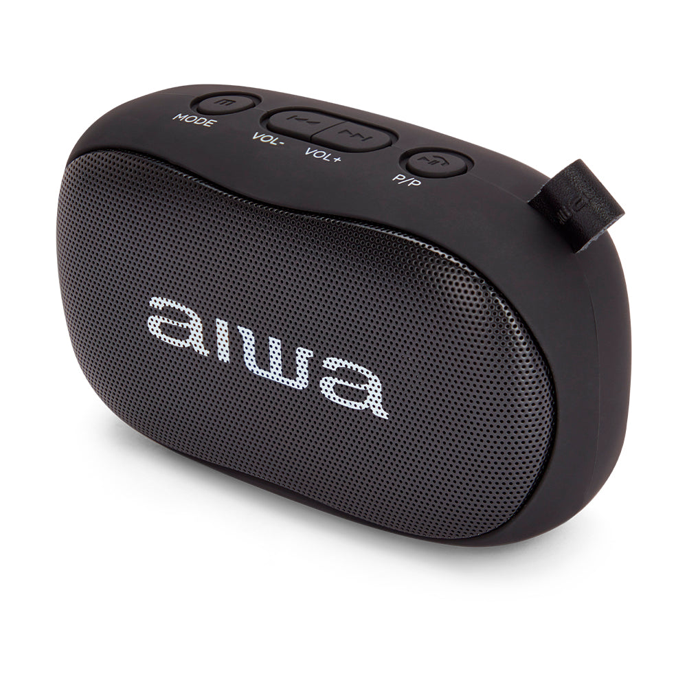Aiwa BS-110BK Hordozható Bluetooth hangszóró fekete színben