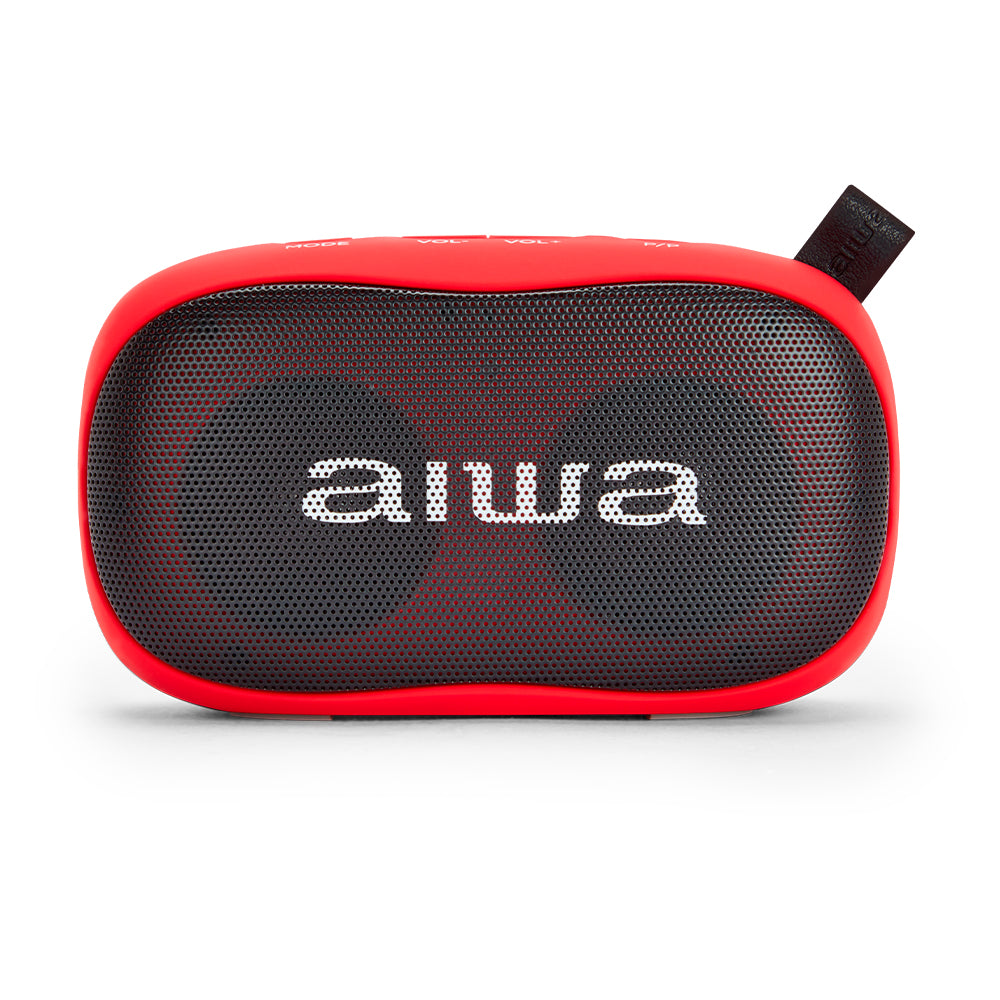 Aiwa BS-110RD Hordozható Bluetooth hangszóró piros színben