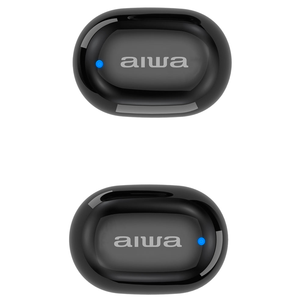 Aiwa EBTW-150BK TWS, vezetéknélküli, Bluetooth fülhallgató 15 órás zenehallgatással