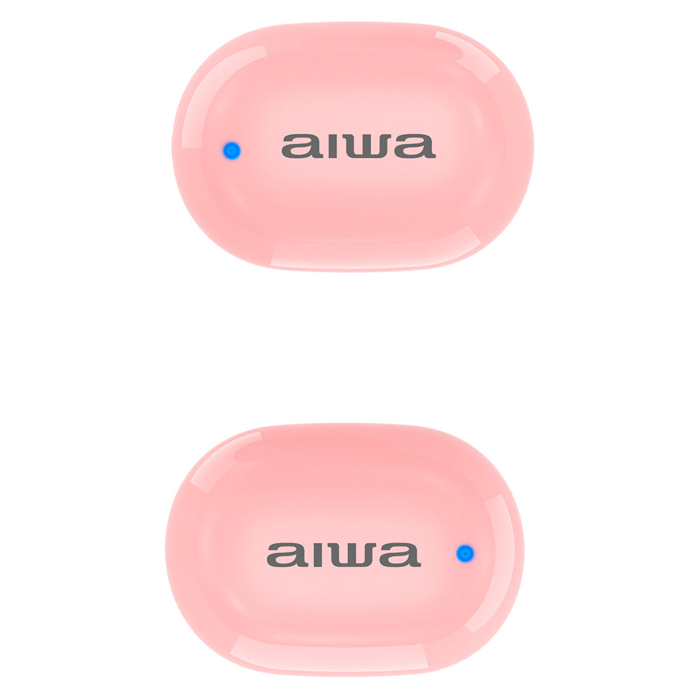Aiwa EBTW-150PK TWS, vezetéknélküli, Bluetooth fülhallgató 15 órás zenehallgatással