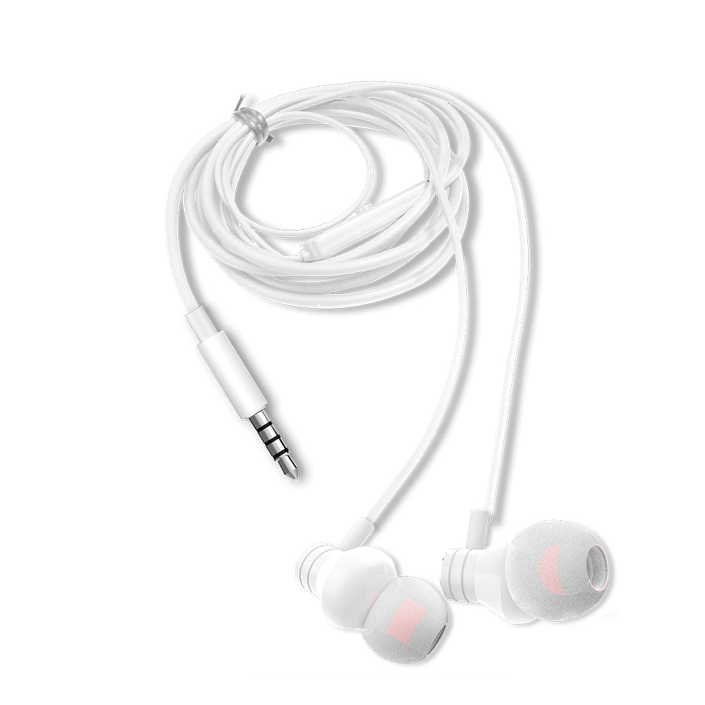 Aiwa ESTM-50WT Fülhallgató mikrofonnal, fehér színben