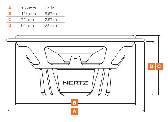 Hertz DPK 165.3 Limited Edition Limitált kiadású 2 utas hangszórókészlet, 16,5cm