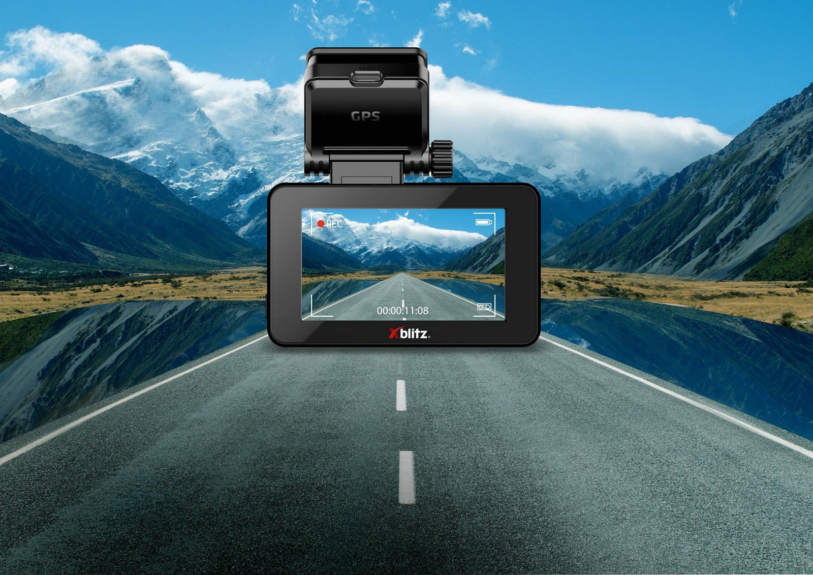 Xblitz GENESIS 4K Menetrögzitő kamera 4K felbontással és GPS-sel