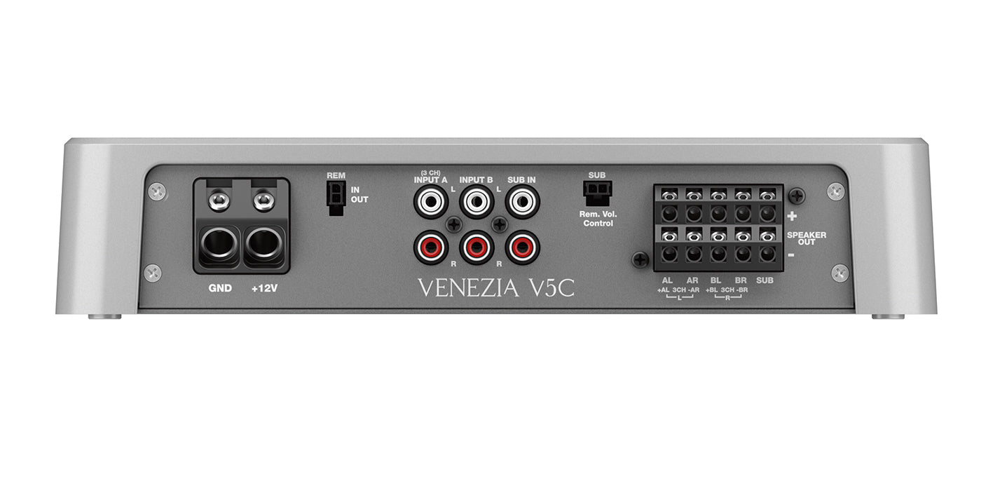 Hertz Venezia V5C Advanced Class D technológiás 5 csatornás hajós erősítő, IPX2 tanúsítvány