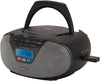 Aiwa BBTU-400BK Hordozható CD rádió, Bluetooth, USB bemenettel, órával és ébresztőórával